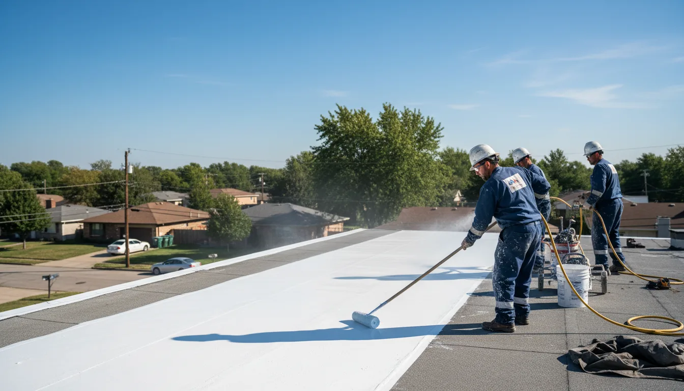 Commercial roof coating in Alton, IL near me